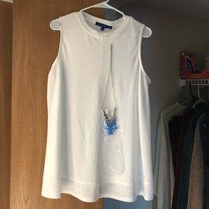 White dress tank top